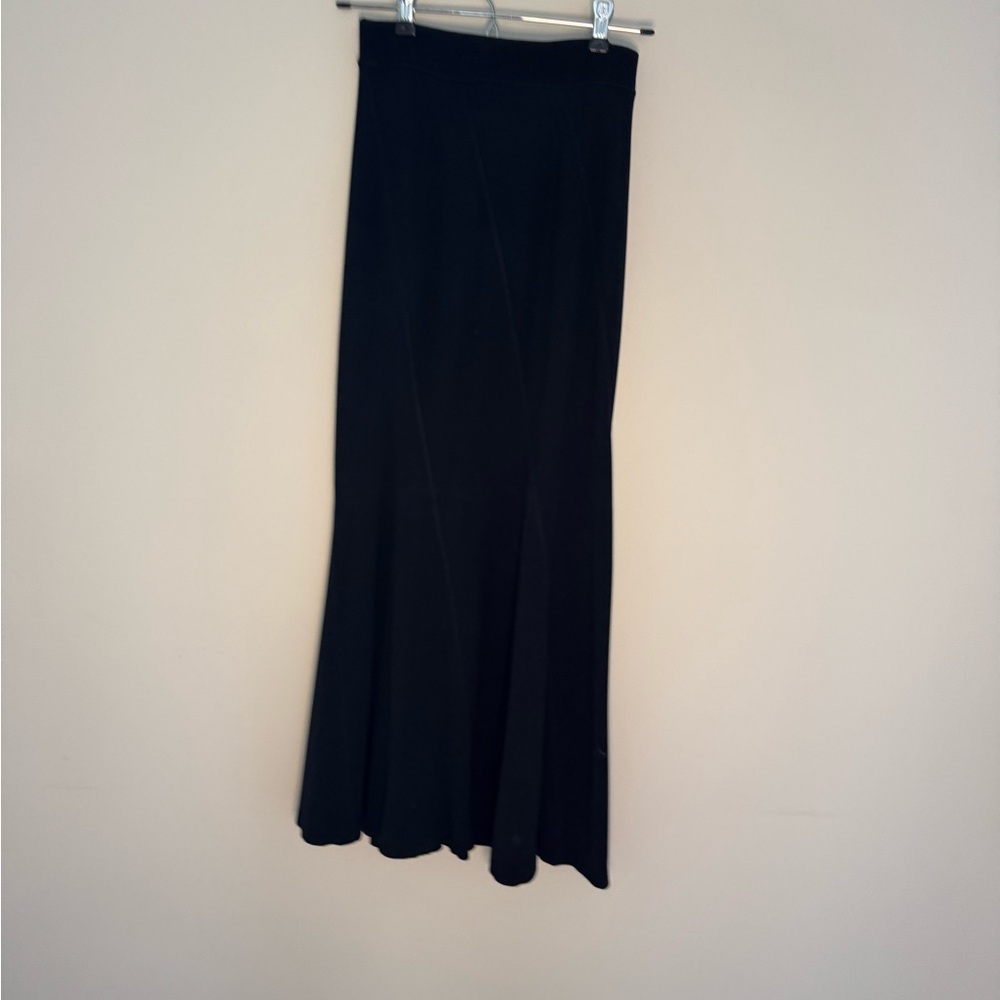 Jan & Carlos Black Maxi Trumpet Skirt
